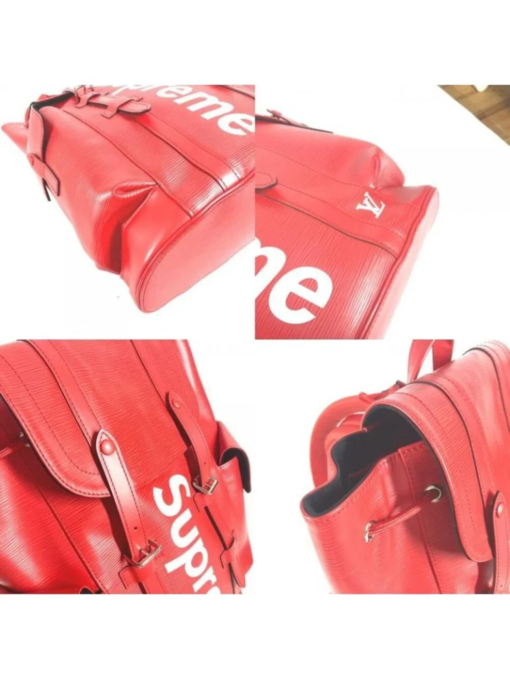 Louis Vuitton Backpack Epi Christopher PM Leather Red